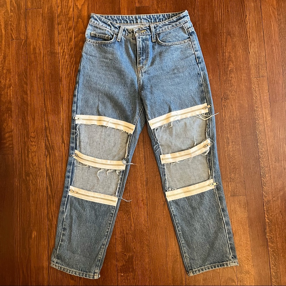 Carmar Hermia Jeans Horizontal Zipper Front